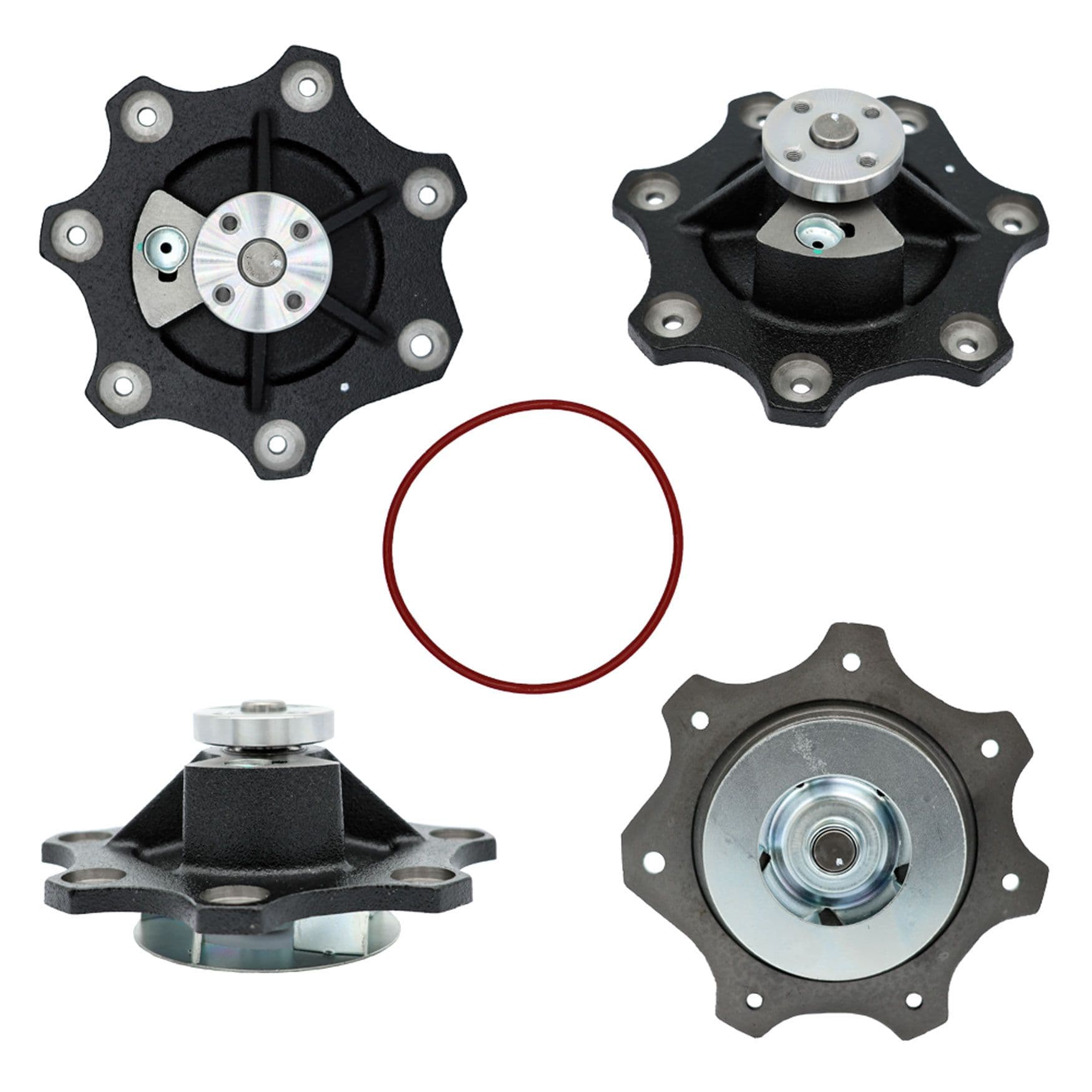 มุมมองด้านหน้าของ ปั๊มน้ำ สำหรับ Navistar OEM 1817682C92