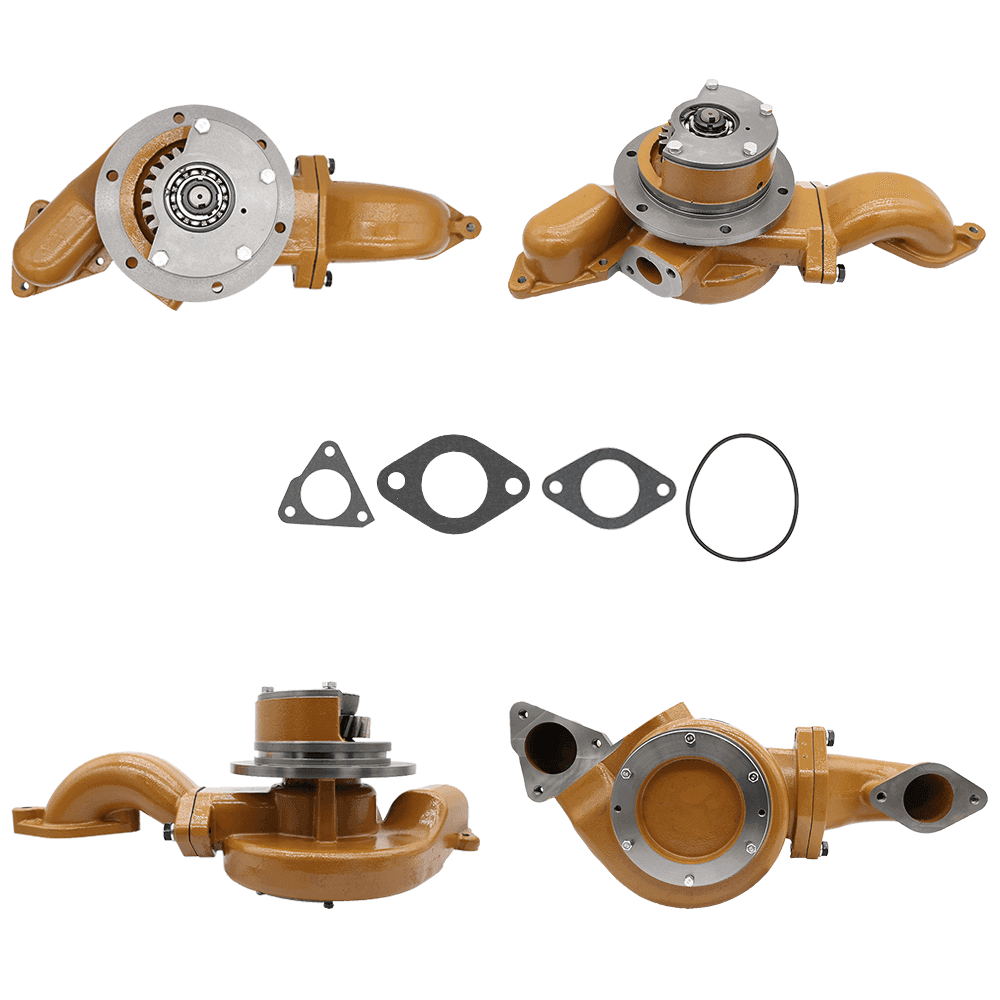 Vista frontal de bomba d'água para Komatsu OEM 6124-61-1004