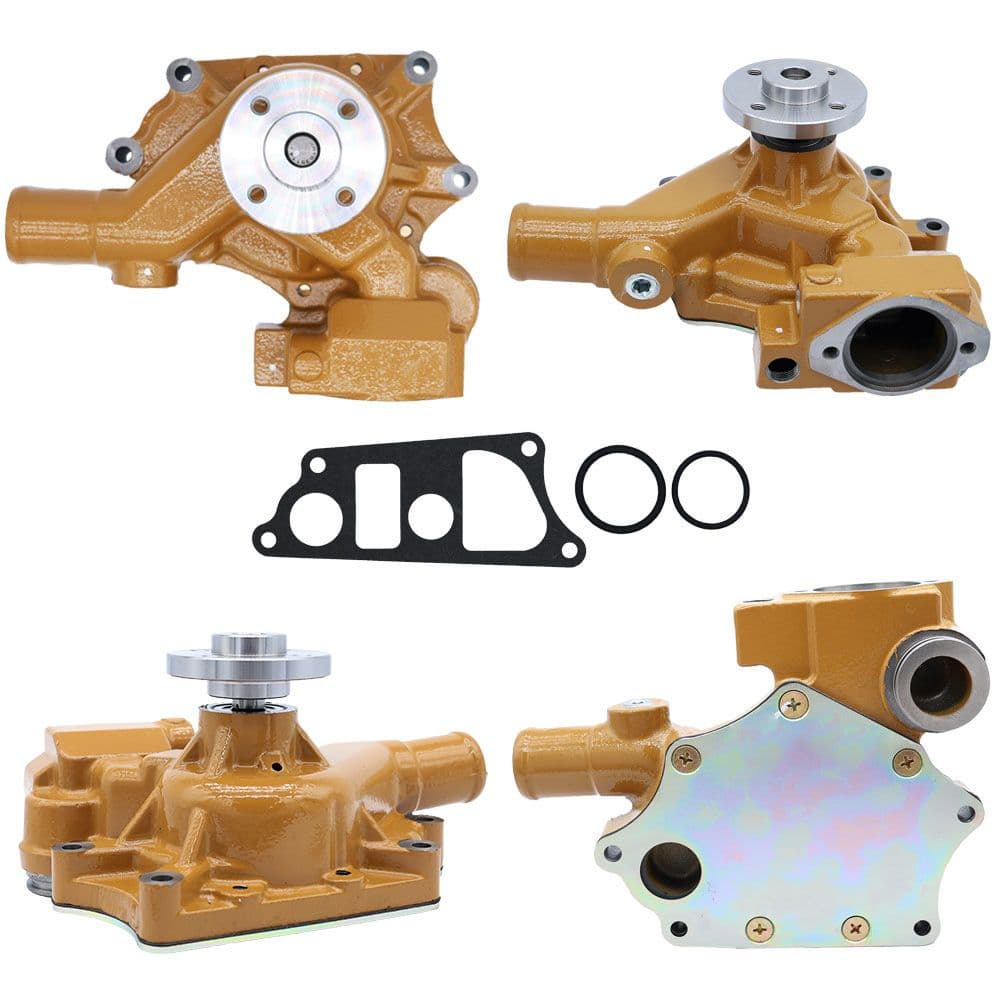 Vista frontal de bomba d'água para Komatsu OEM 6204-61-1204