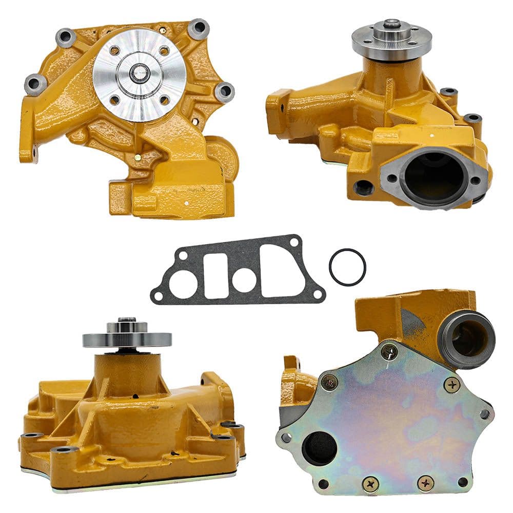 Vista frontal de bomba d'água para Komatsu OEM 6204-61-1301