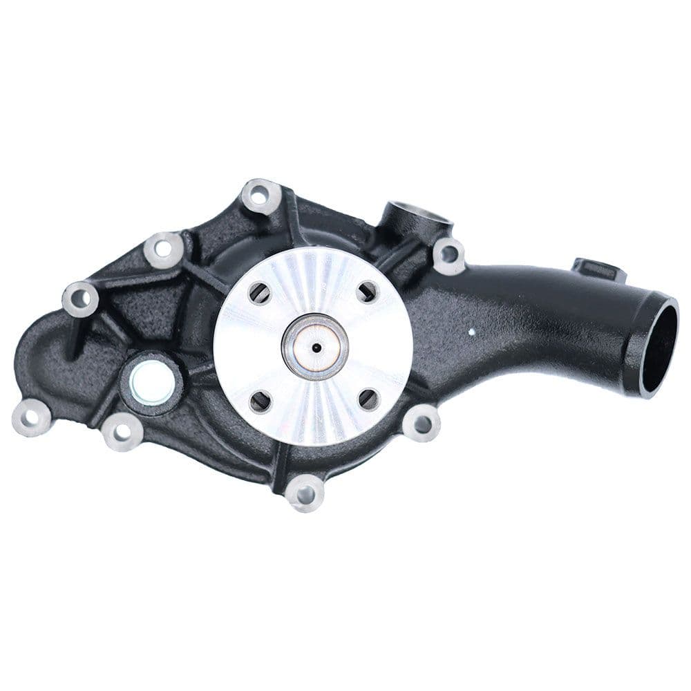 Pandangan sampingan perumahan pam air